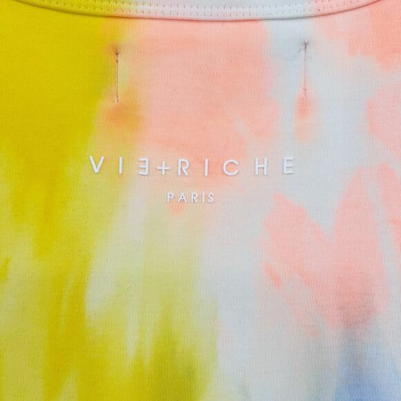 Vie + Riche For A Good Time Shirt Multi Color Mens Size Small Flaw - Picture 11 of 12